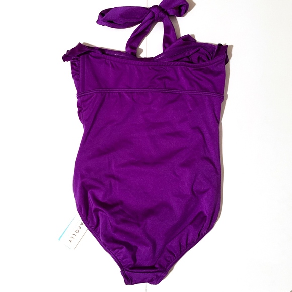 SEAFOLLY Purple One Piece DD Cup Bathing Suit Wire - Picture 2 of 4